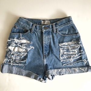 Arizona Jean Distressed Denim Shorts